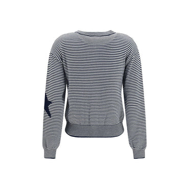 Max Mara Blue Cotton Cardigan