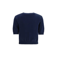 Max Mara Blue Cotton Sweatshirt