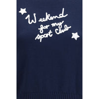 Max Mara Blue Cotton Sweatshirt