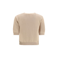 Max Mara Beige Cotton Sweatshirt