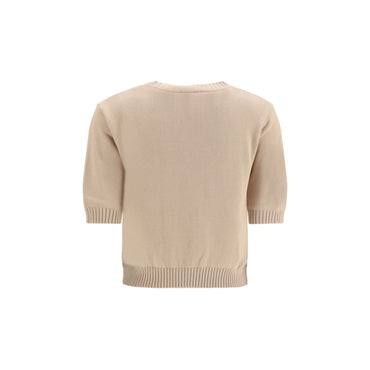 Max Mara Beige Cotton Sweatshirt