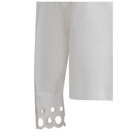 Max Mara White Cotton Dress Shirt