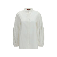 Max Mara White Cotton Blouse