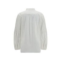 Max Mara White Cotton Blouse