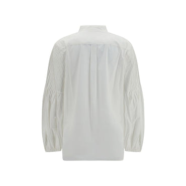 Max Mara White Cotton Blouse