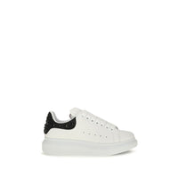 Alexander McQueen White Calf Leather Bos Taurus Chunky Sneakers