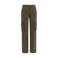 Burberry Bicolor Cotton Cargo Pants