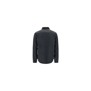 Barbour Black Cotton Full-Length Jacket