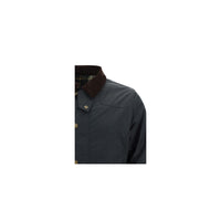 Barbour Black Cotton Full-Length Jacket