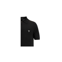 Prada Black Wool Oves Aries Polo Shirt