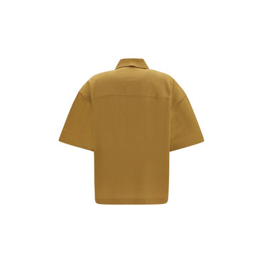 Saint Laurent Bicolor Cotton Polo Shirt