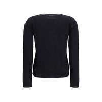 MM6 Black Wool Oves Aries Cardigan