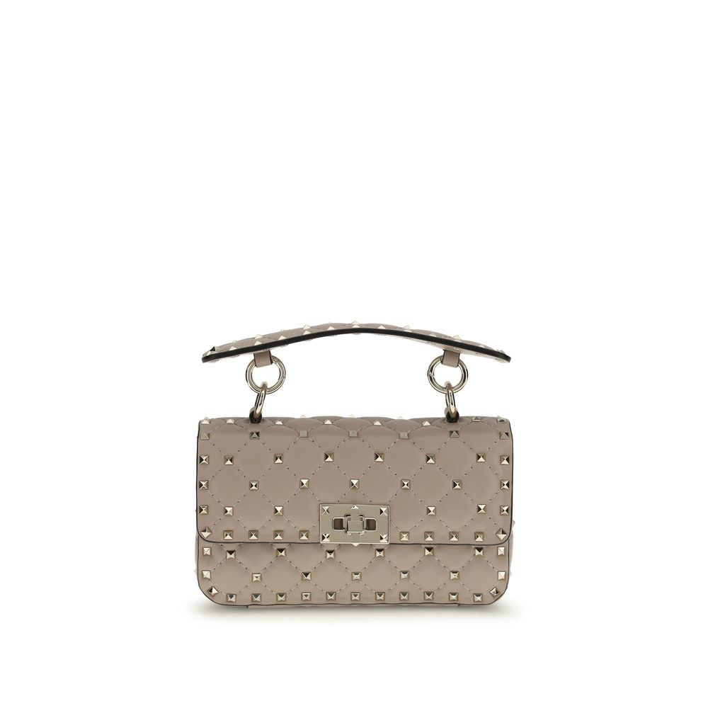 Valentino Garavani Pink Calf Leather Bos Taurus Handbag