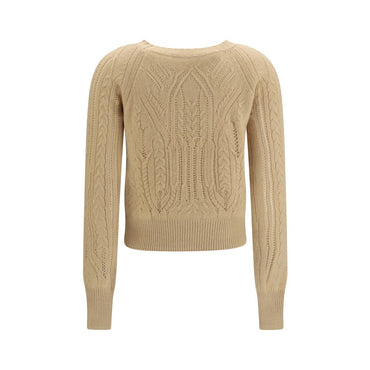 Ermanno Scervino Beige Cashmere Sweater