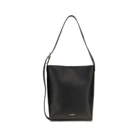 Jil Sander Black Calf Leather Bos Taurus Handbag
