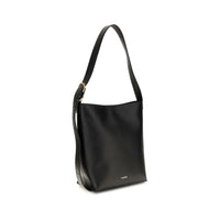 Jil Sander Black Calf Leather Bos Taurus Handbag