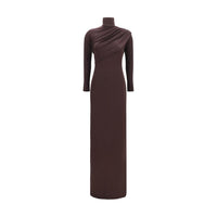 Courrèges Brown Viscose Casual Dress