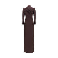 Courrèges Brown Viscose Casual Dress