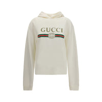 Gucci White Cotton Sweatshirt