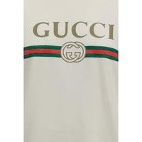 Gucci White Cotton Sweatshirt