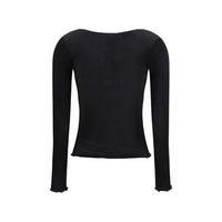 Saint Laurent Black Silk Blouse