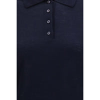 Golden Goose Blue Wool Oves Aries Shirt