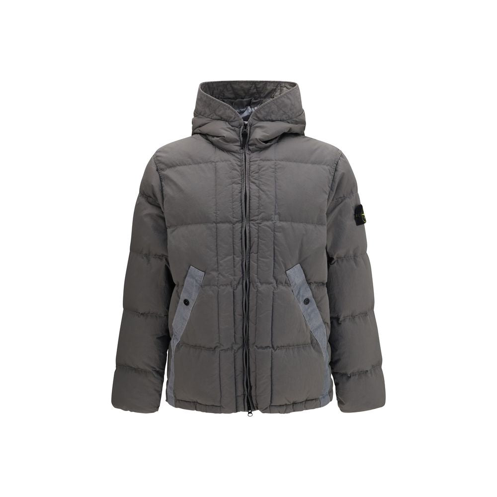 Stone Island Bicolor Polyamide Full-Length Jacket