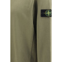 Stone Island Bicolor Cotton Sweatshirt