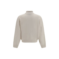 Brunello Cucinelli White Cashmere Sweater