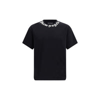 Palm Angels Black Cotton T-Shirt