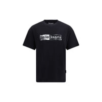 Palm Angels Black Cotton T-Shirt