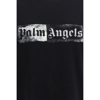 Palm Angels Black Cotton T-Shirt