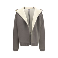 Rick Owens Gray Wool Oves Aries Hoodie