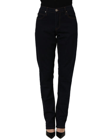 Versace Jeans Couture Blue High Waist Skinny Denim Trouser Jeans