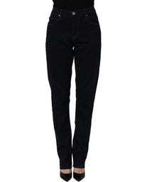 Versace Jeans Couture Blue High Waist Skinny Denim Trouser Jeans