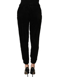 Juicy Couture Dark Gray Mid Waist Tapered Cropped Trouser Pants