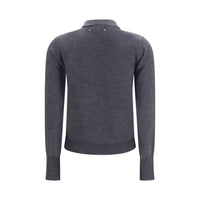 Golden Goose Gray Wool Oves Aries Shirt