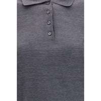 Golden Goose Gray Wool Oves Aries Shirt