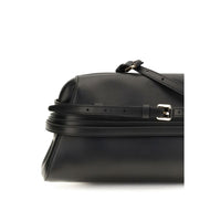 Moschino Black Goatskin Shoulder Bag