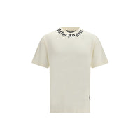 Palm Angels Beige Cotton T-Shirt