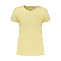Pepe Jeans Yellow Cotton Women's T-Shirt