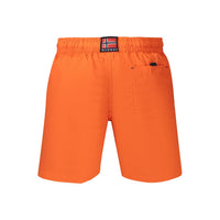 Norway 1963 Orange Polyamide Men's Boxer