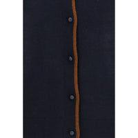 Max Mara Blue Silk Cardigan