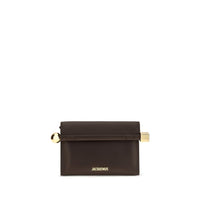 Jacquemus Brown Lamb Ovis Aries Aries Clutch Bag