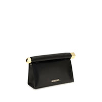 Jacquemus Black Lamb Ovis Aries Aries Clutch Bag