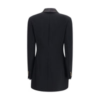 Versace Black Wool Oves Aries Blazer