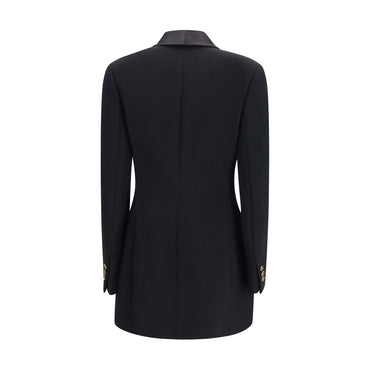 Versace Black Wool Oves Aries Blazer