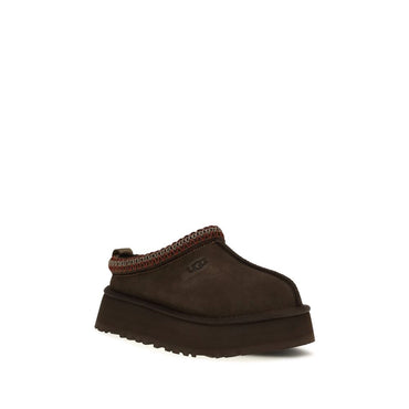 UGG Brown Suede Leather Mules