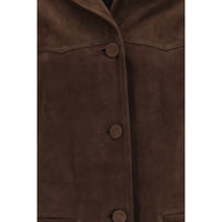 Tory Burch Brown Goatskin Jacket