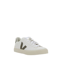 Veja White Calf Leather Bos Taurus Low Top Sneakers